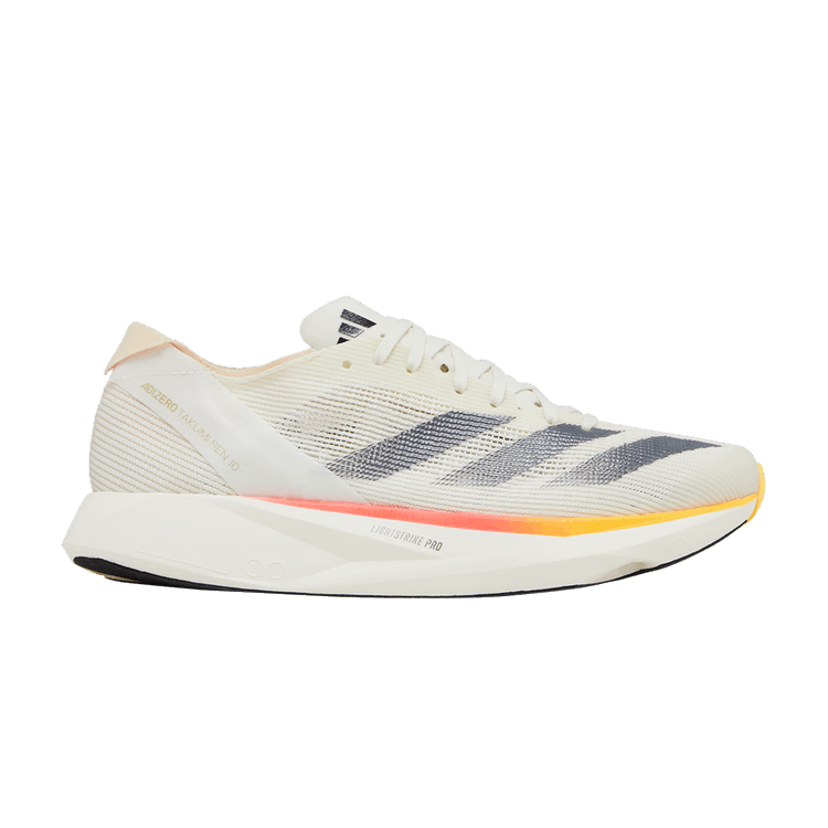adidas Adizero Takumi Sen 10 Ivory Iron Metallic Off White (Women's)