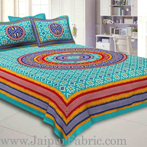 COMBO104  Beautiful Multicolor 4 Bedsheet + 8 Pillow Cover
