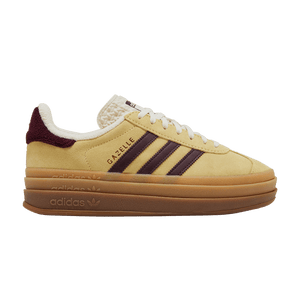 adidas Gazelle Bold Almost Yellow Maroon (Women's)