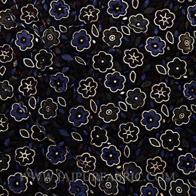 Double Bed  Velvet  Quilt Multi Floral Design print