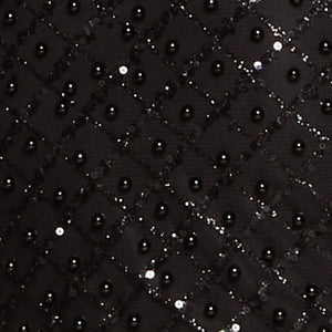 Mesh Lined Beaded Sequin Cami Dress