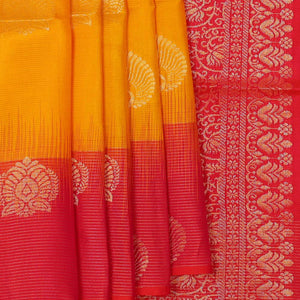 Haldi Yellow Silk Saree