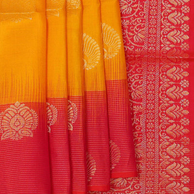 Haldi Yellow Silk Saree