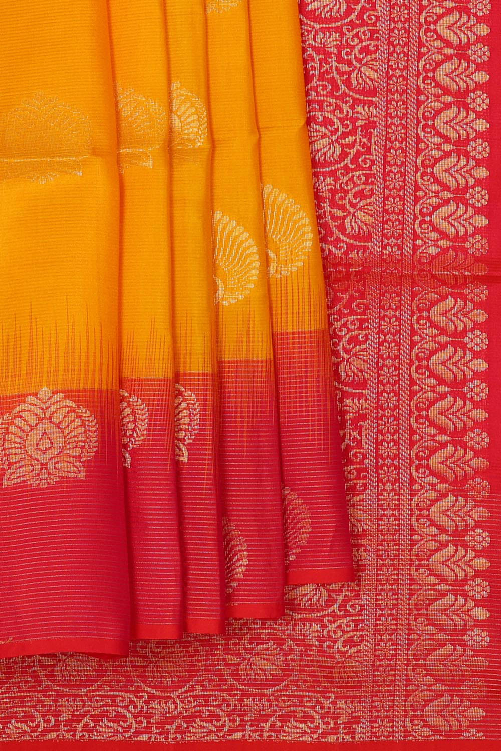 Haldi Yellow Silk Saree