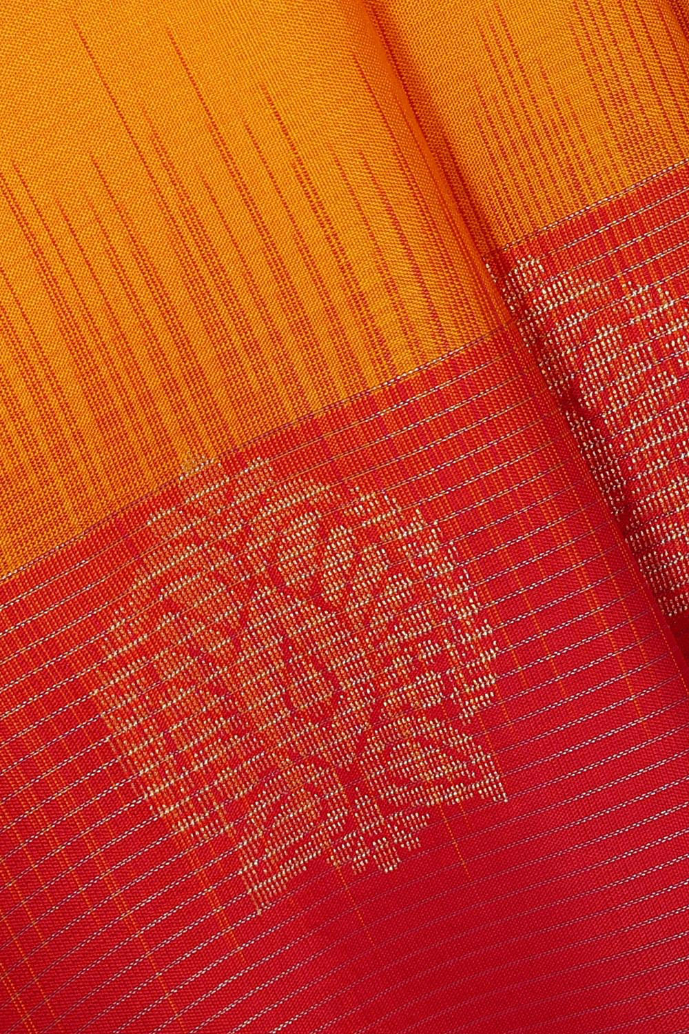 Haldi Yellow Silk Saree