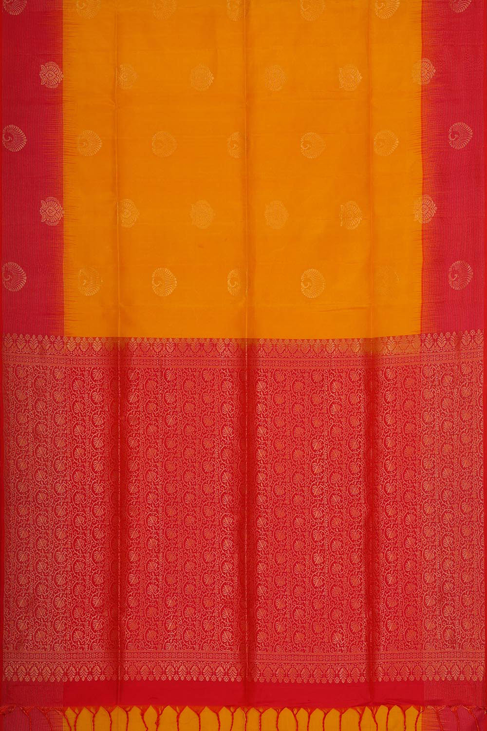 Haldi Yellow Silk Saree