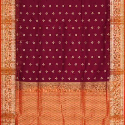 Deep Wine Silk Saree