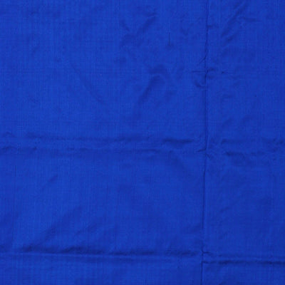 Ikat Silk Royal Blue Saree