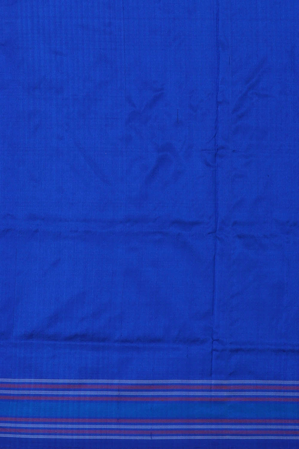 Ikat Silk Royal Blue Saree