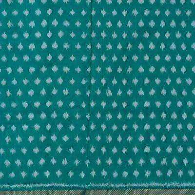 Ikat Silk Dark Blue Saree