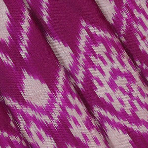 Ikat Silk Magenta Saree