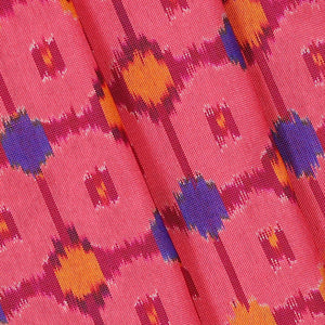 Kanchi Ikat Pink Saree