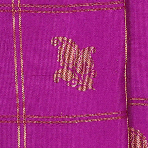 Gadwal Silk Lavender Pink Saree