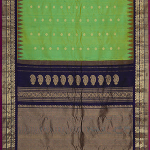 Gadwal Silk Light Green Saree
