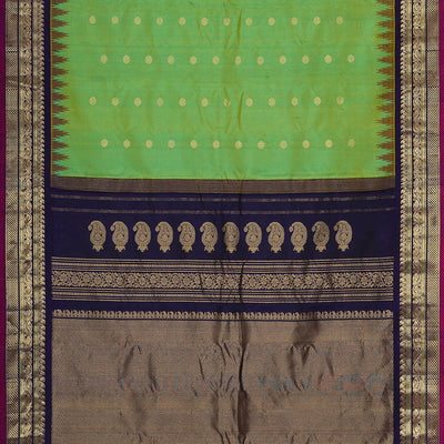 Gadwal Silk Light Green Saree