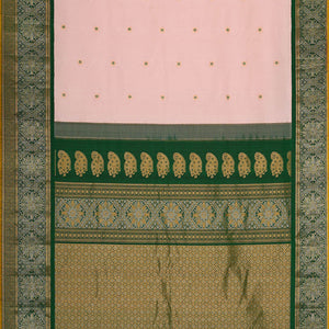Gadwal Silk Soft Pink Saree