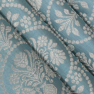 Kanchipattu Bluish Grey Brocade Saree