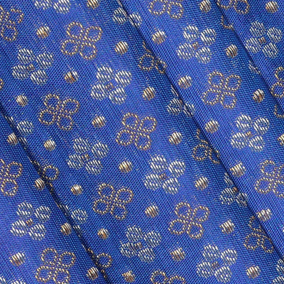 Kanchipattu Blue Brocade Saree