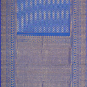 Kanchipattu Blue Brocade Saree