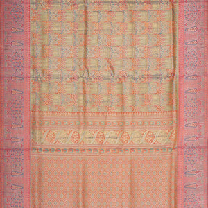 Kanchipattu Blue Tissue Brocade Saree