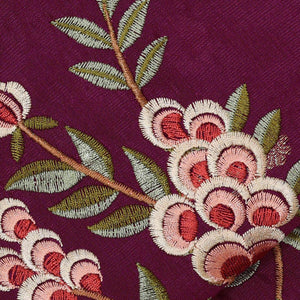 Kanchi Kora Deep Wine Brocade Saree