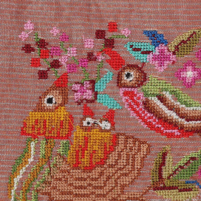Kanchi Tissue Light Brown Saree