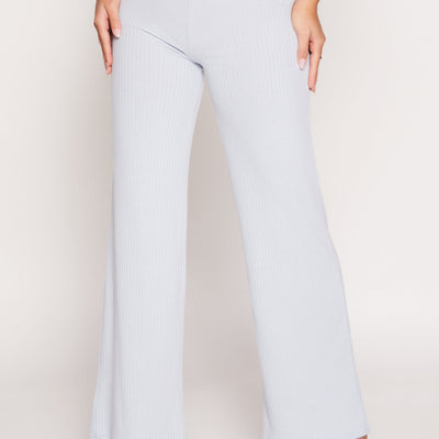 Almost Famous Lace Trim Wide Leg Pants