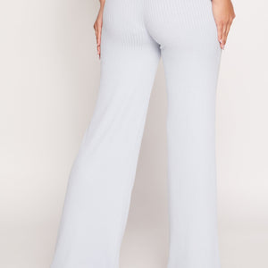 Almost Famous Lace Trim Wide Leg Pants
