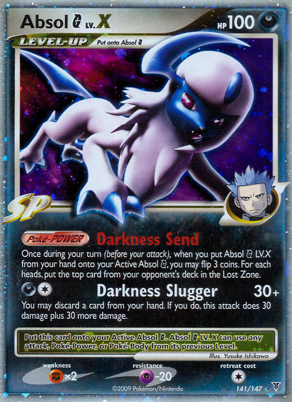 Absol G - 141/147 - Rare Holo Lv.X