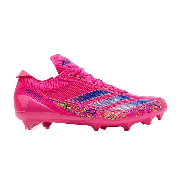 adidas Adizero Electric Zubaz Team Shock Pink Lucid Blue Team Solar Green