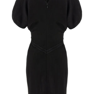 Victoria Beckham Gathered Waist Mini Dress