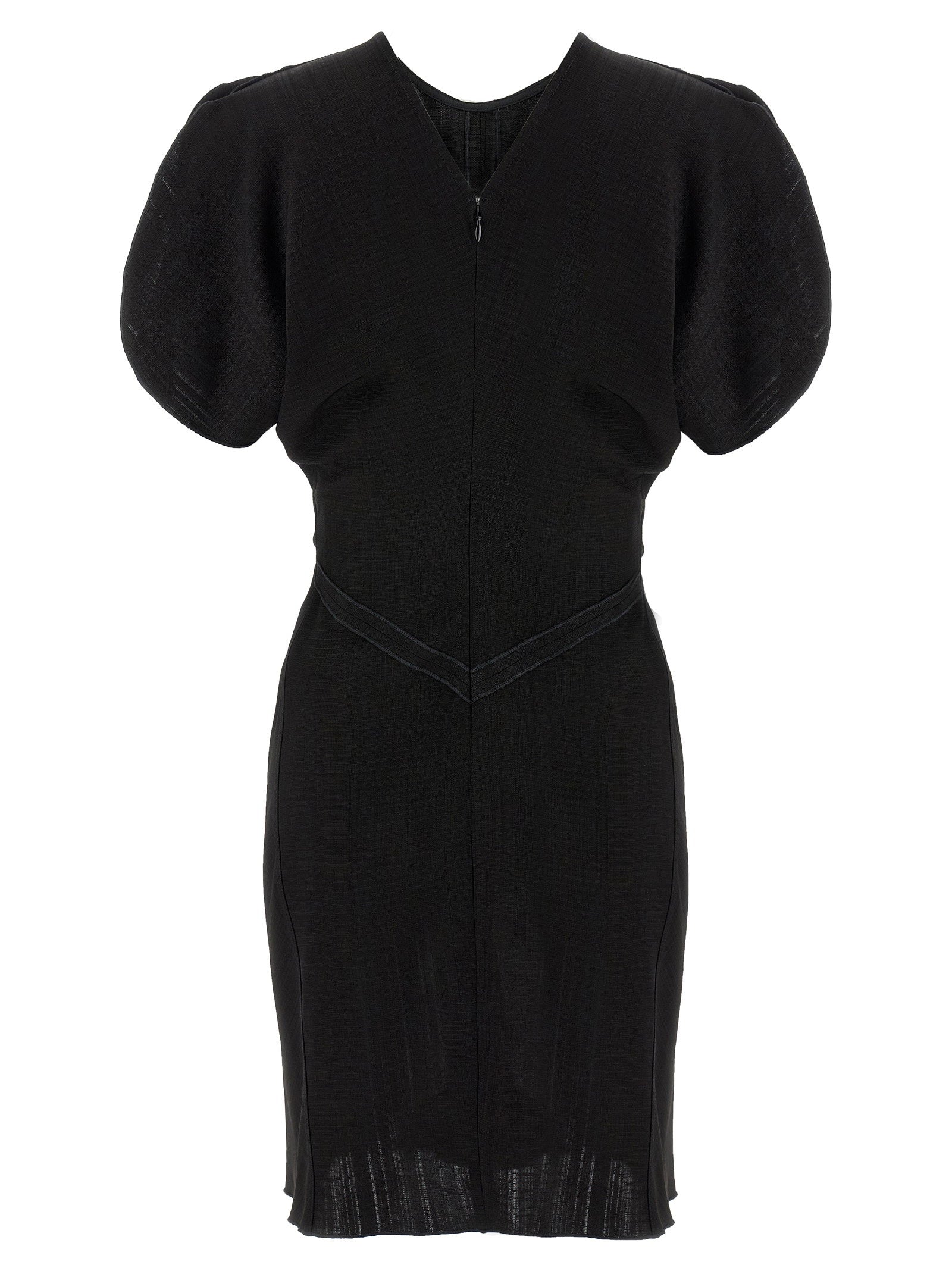 Victoria Beckham Gathered Waist Mini Dress