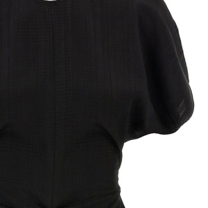 Victoria Beckham Gathered Waist Mini Dress