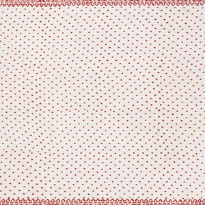 Crimson Woven Jaipur Cotton Saree Printed With White Floral Motifs