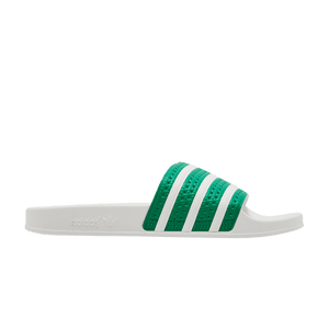 adidas Adilette Slide Green Cloud White