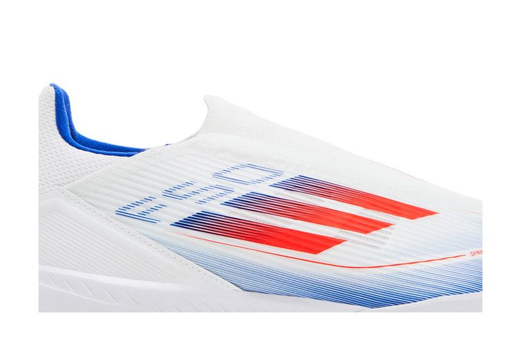 adidas F50 League Laceless Turf Cloud White Solar Red Lucid Blue