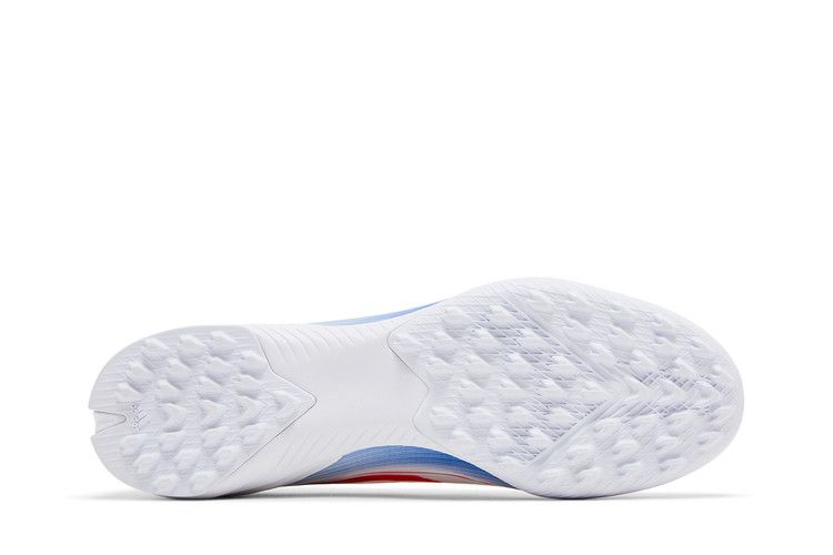 adidas F50 League Laceless Turf Cloud White Solar Red Lucid Blue