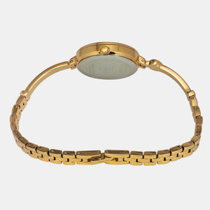 Fria Women Quartz Mother Of Pearl Dial Analog Brass Watch TWEL18401