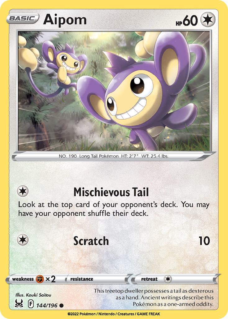 Aipom - 144/196 - Common