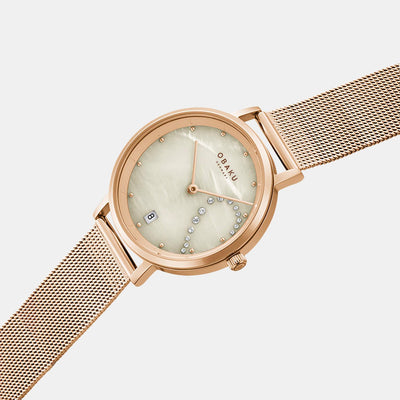 Brink Women Quartz Grey Dial Analog Stainless Steel Watch V248LHVJMV