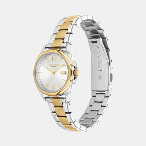 Greyson Women Quartz Silver & White Dial Analog Stainless Steel Watch 14503909