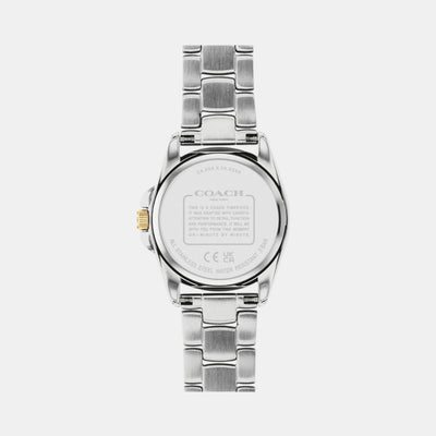 Greyson Women Quartz Silver & White Dial Analog Stainless Steel Watch 14503909