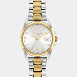 Greyson Women Quartz Silver & White Dial Analog Stainless Steel Watch 14503909