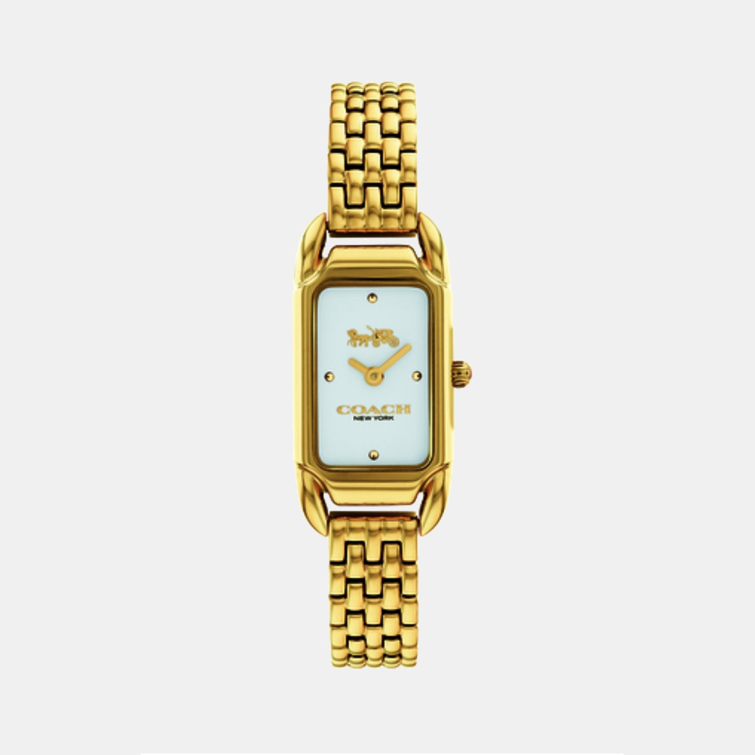 Cadie Women Quartz Silver White Dial Analog Stainless Steel Watch 14504036