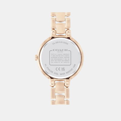 Chelsea Women Quartz Rose Gold Dial Analog Stainless Steel Watch 14504126