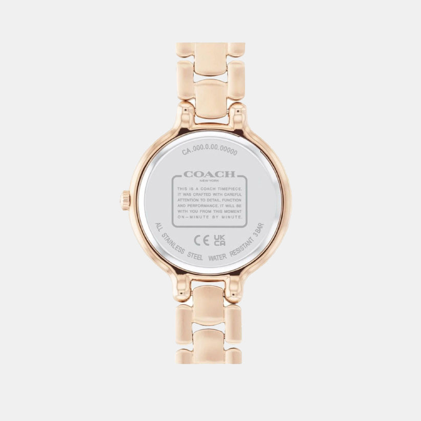 Chelsea Women Quartz Rose Gold Dial Analog Stainless Steel Watch 14504126