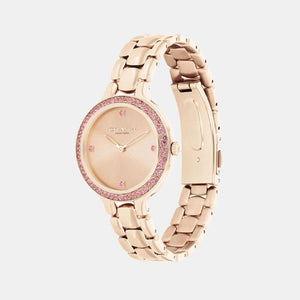 Chelsea Women Quartz Rose Gold Dial Analog Stainless Steel Watch 14504126