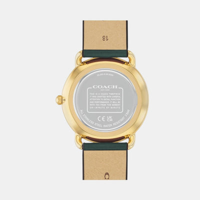 Elliot Women Quartz Gold Dial Analog Leather Watch 14504202