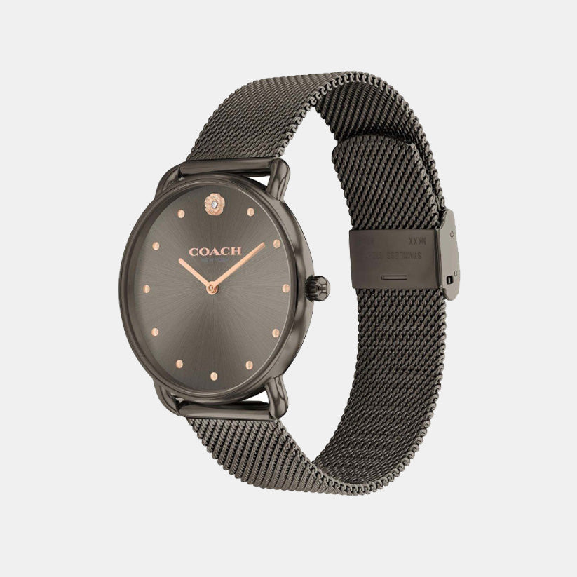 Elliot Women Quartz Grey Dial Analog Stainless Steel Watch 14504210