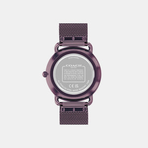 Elliot Women Quartz Purple Dial Analog Stainless Steel Watch 14504211